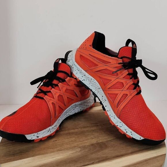 Adidas Men's Vigor Bounce Trail Runner Mens Size 9 Red/Black - Picture 8 of 11